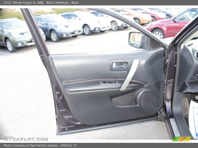 Black Amethyst / Black 2012 Nissan Rogue SL AWD