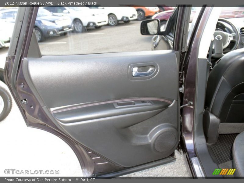 Black Amethyst / Black 2012 Nissan Rogue SL AWD
