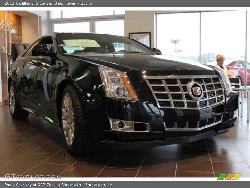 Black Raven / Ebony 2013 Cadillac CTS Coupe