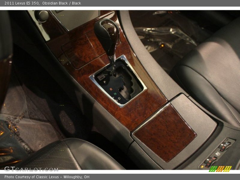 Obsidian Black / Black 2011 Lexus ES 350