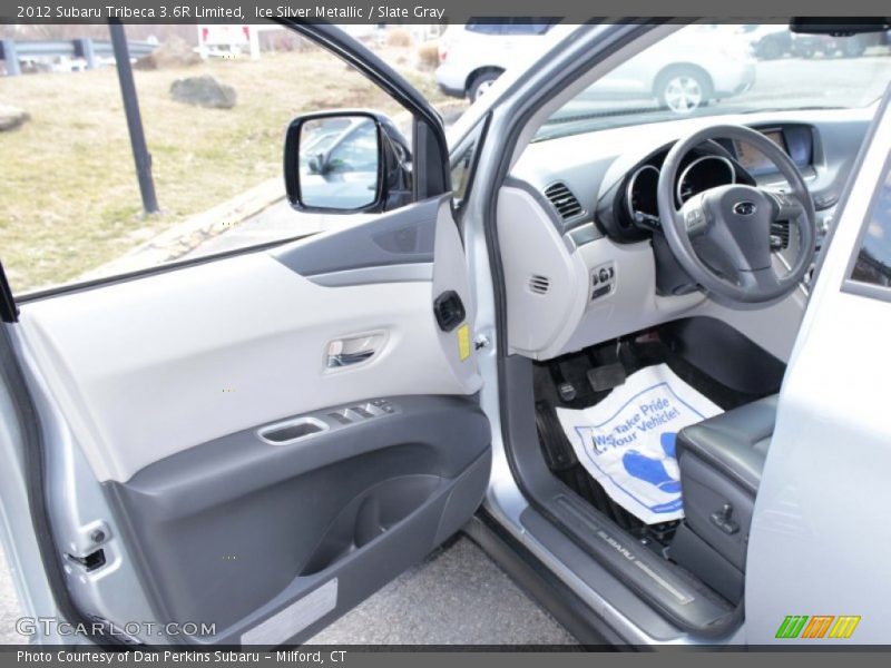 Ice Silver Metallic / Slate Gray 2012 Subaru Tribeca 3.6R Limited