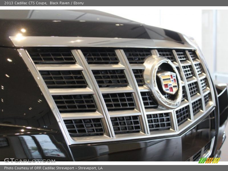 Black Raven / Ebony 2013 Cadillac CTS Coupe