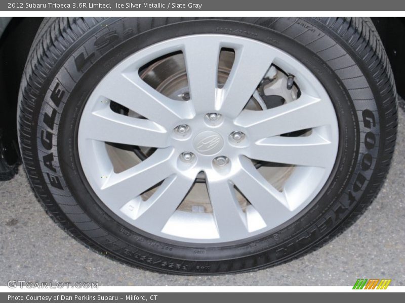 Ice Silver Metallic / Slate Gray 2012 Subaru Tribeca 3.6R Limited