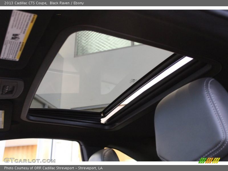 Sunroof of 2013 CTS Coupe