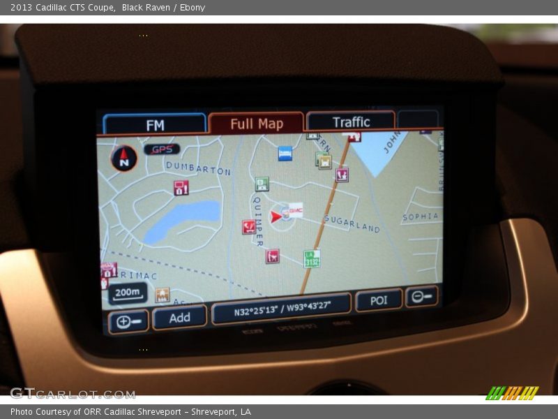 Navigation of 2013 CTS Coupe