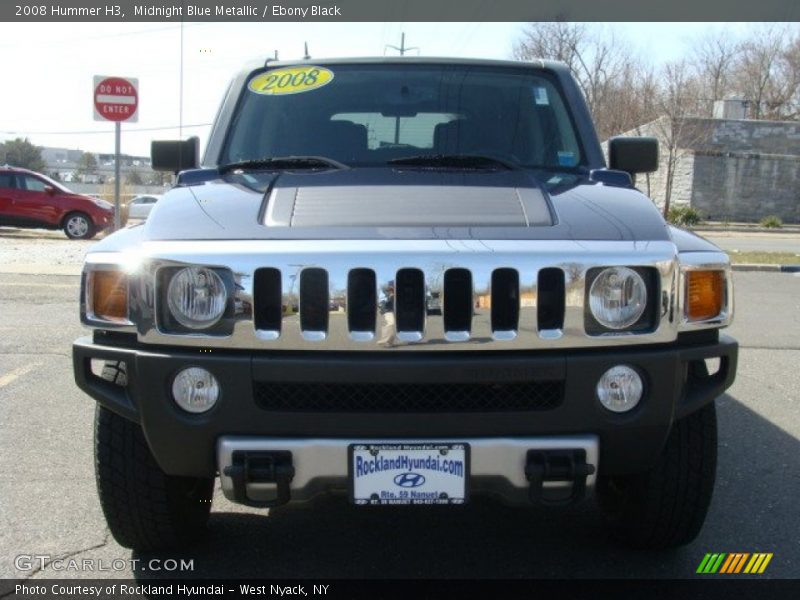 Midnight Blue Metallic / Ebony Black 2008 Hummer H3