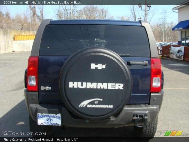 Midnight Blue Metallic / Ebony Black 2008 Hummer H3