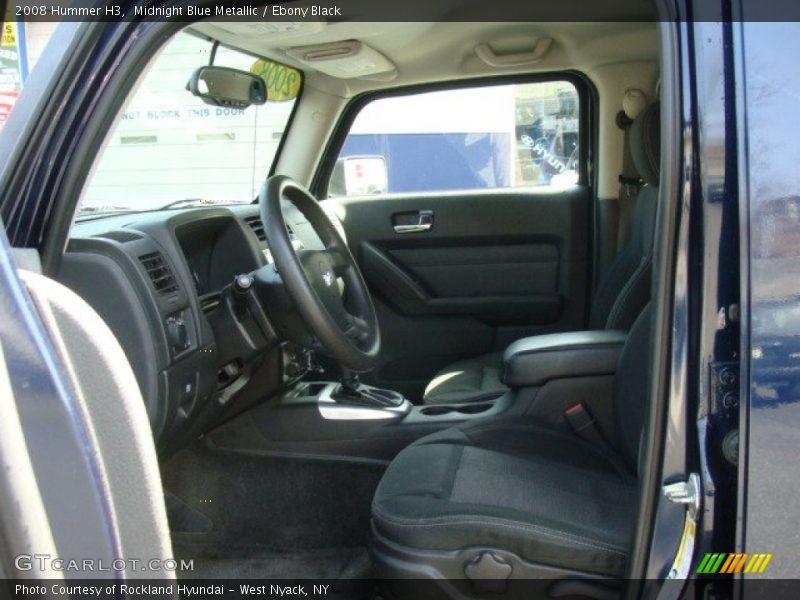 Midnight Blue Metallic / Ebony Black 2008 Hummer H3