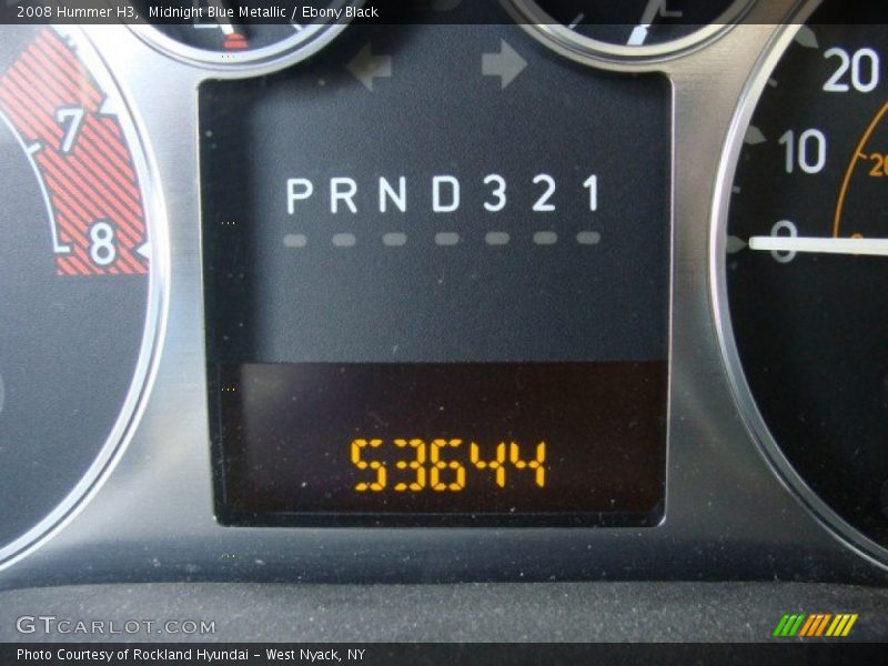 Midnight Blue Metallic / Ebony Black 2008 Hummer H3