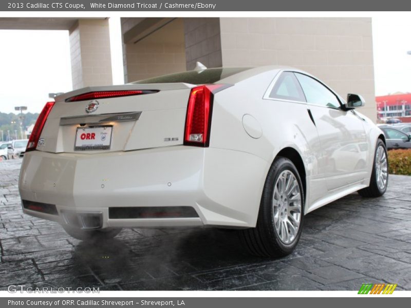 White Diamond Tricoat / Cashmere/Ebony 2013 Cadillac CTS Coupe