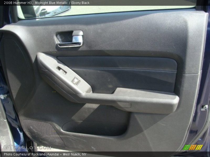 Midnight Blue Metallic / Ebony Black 2008 Hummer H3