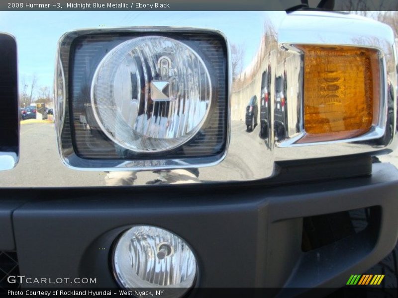 Midnight Blue Metallic / Ebony Black 2008 Hummer H3