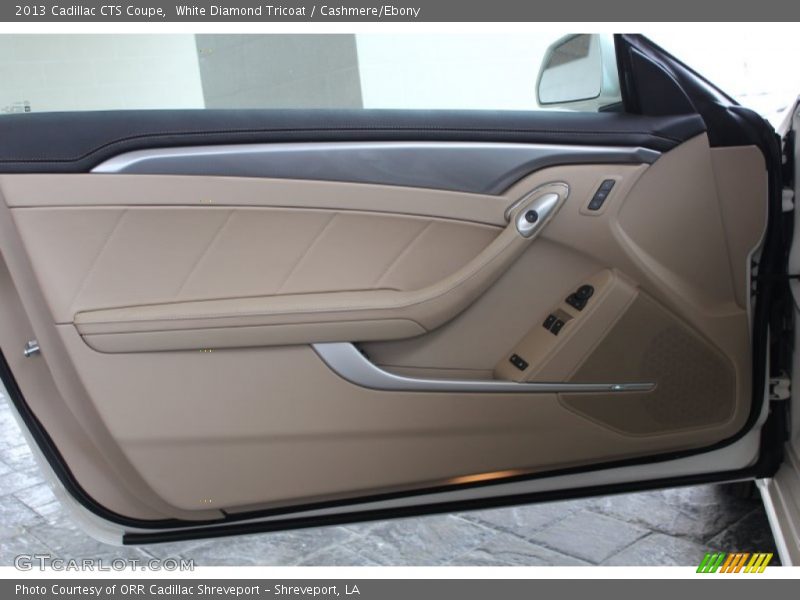 White Diamond Tricoat / Cashmere/Ebony 2013 Cadillac CTS Coupe