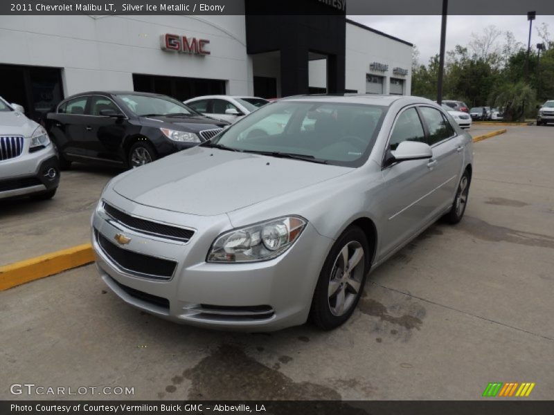 Silver Ice Metallic / Ebony 2011 Chevrolet Malibu LT