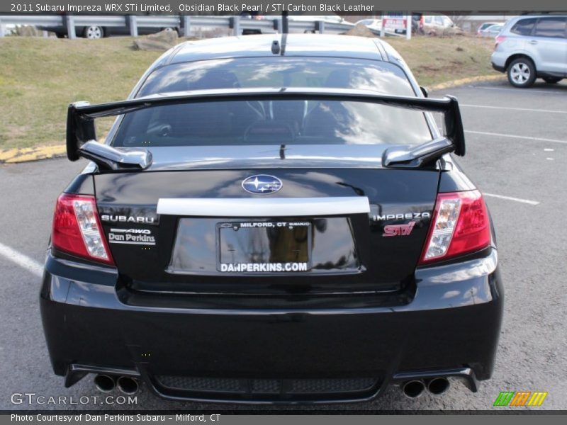 Obsidian Black Pearl / STI Carbon Black Leather 2011 Subaru Impreza WRX STi Limited