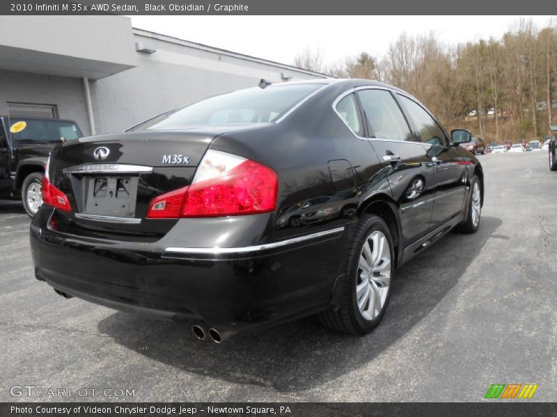 Black Obsidian / Graphite 2010 Infiniti M 35x AWD Sedan