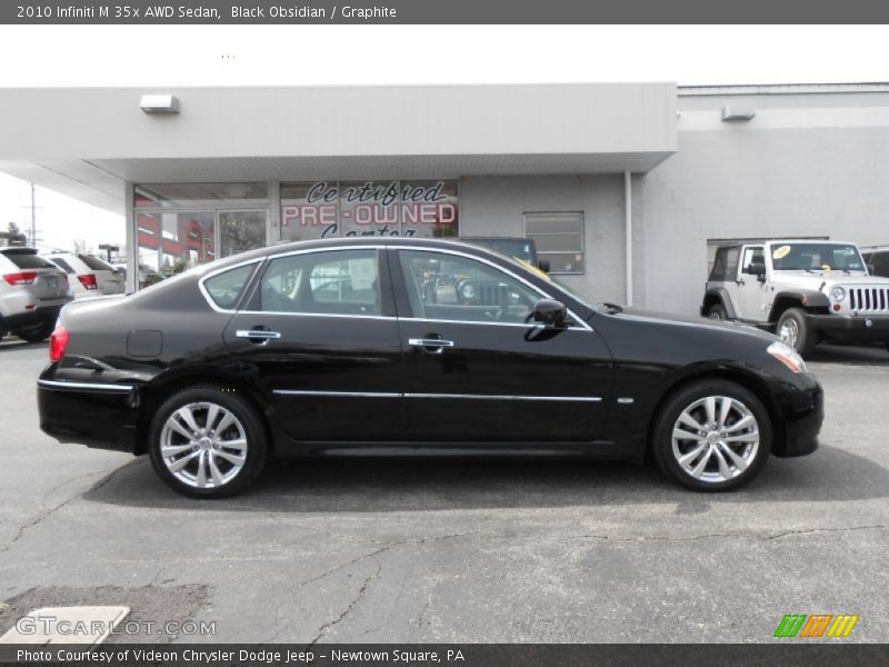 Black Obsidian / Graphite 2010 Infiniti M 35x AWD Sedan