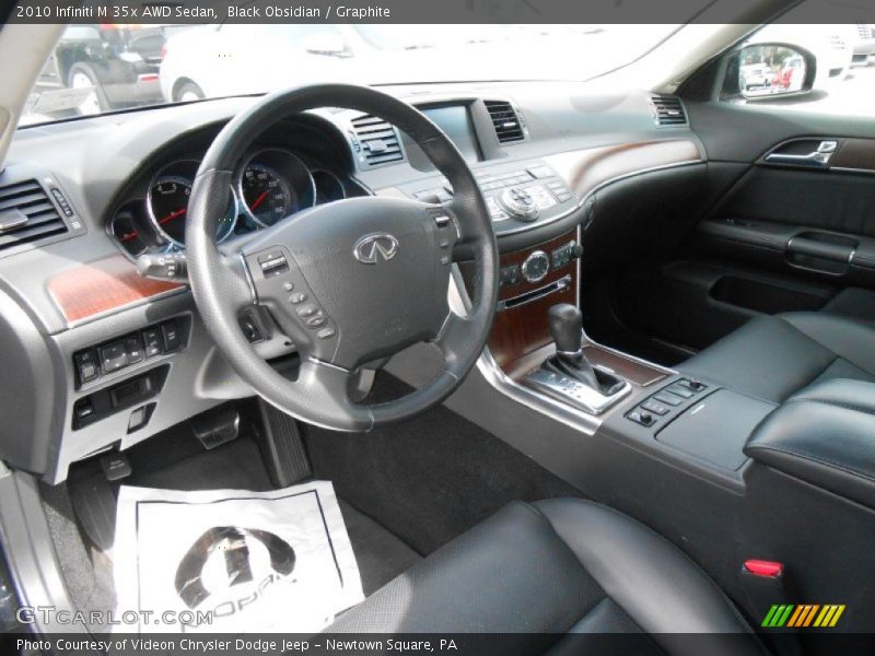 Black Obsidian / Graphite 2010 Infiniti M 35x AWD Sedan