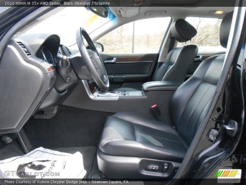 Black Obsidian / Graphite 2010 Infiniti M 35x AWD Sedan