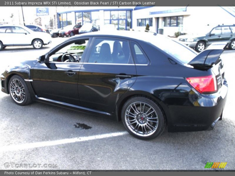 Obsidian Black Pearl / STI Carbon Black Leather 2011 Subaru Impreza WRX STi Limited