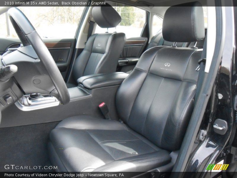 Black Obsidian / Graphite 2010 Infiniti M 35x AWD Sedan