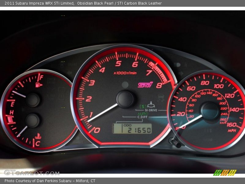  2011 Impreza WRX STi Limited WRX STi Limited Gauges