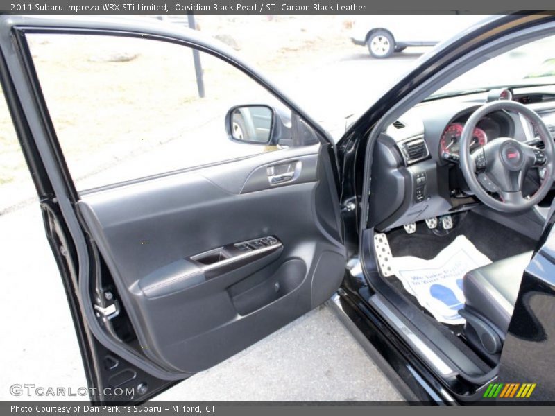 Door Panel of 2011 Impreza WRX STi Limited
