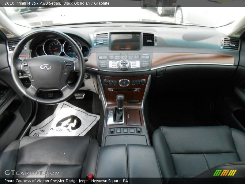 Black Obsidian / Graphite 2010 Infiniti M 35x AWD Sedan