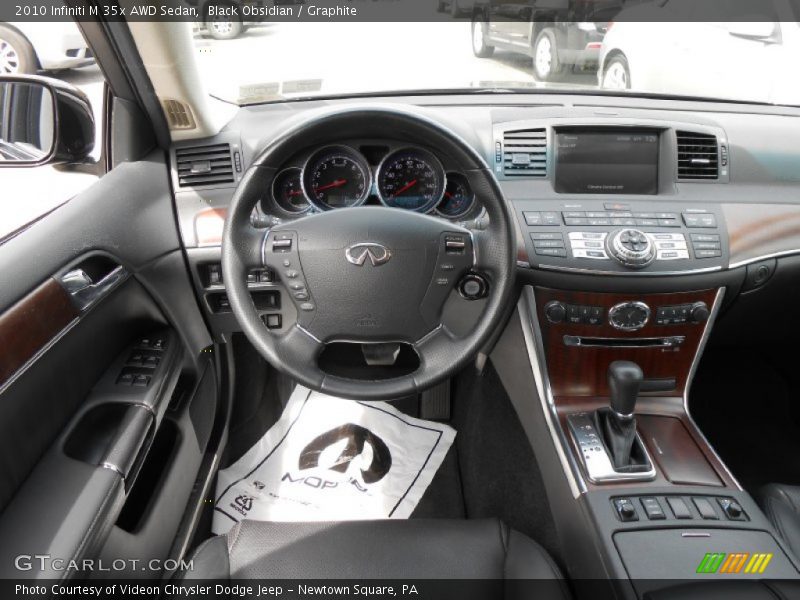 Black Obsidian / Graphite 2010 Infiniti M 35x AWD Sedan