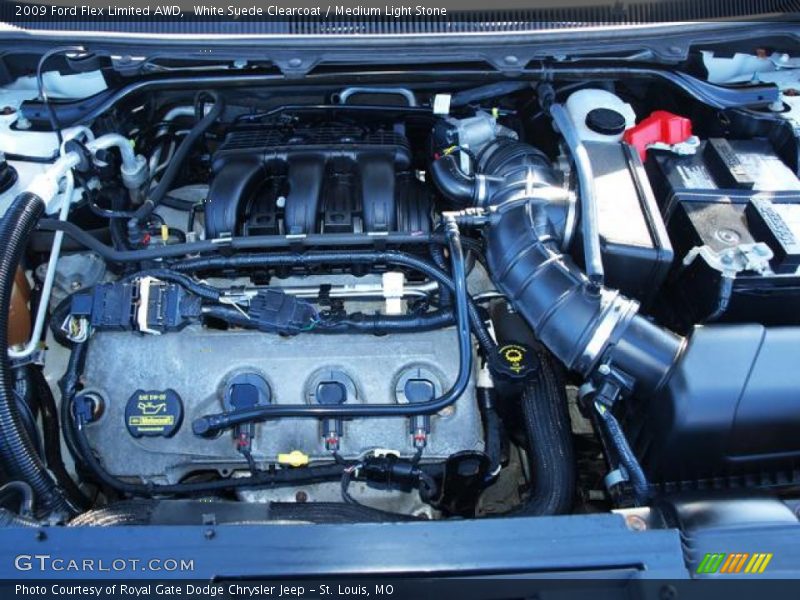 White Suede Clearcoat / Medium Light Stone 2009 Ford Flex Limited AWD