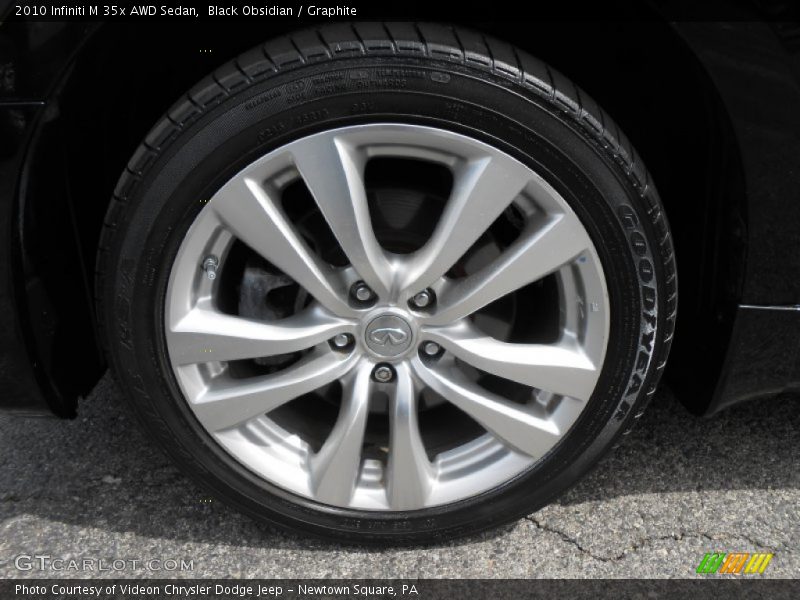 Black Obsidian / Graphite 2010 Infiniti M 35x AWD Sedan