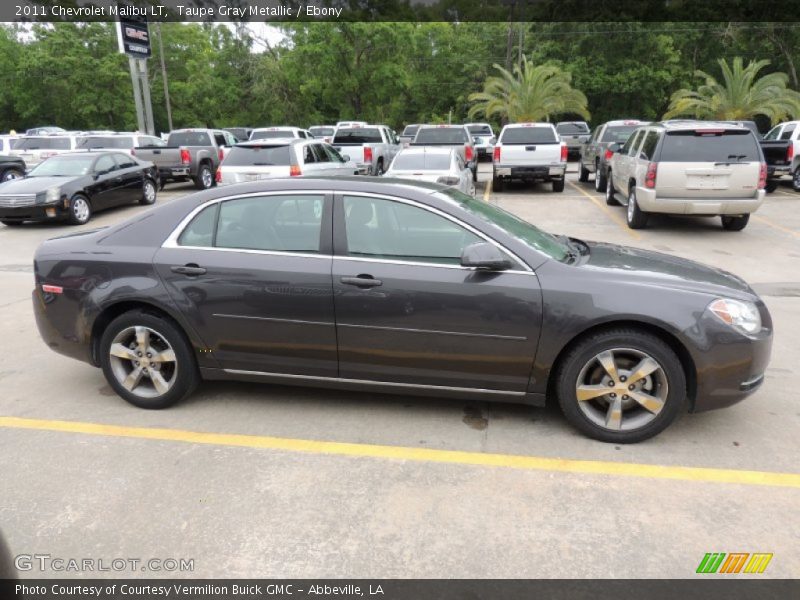 Taupe Gray Metallic / Ebony 2011 Chevrolet Malibu LT