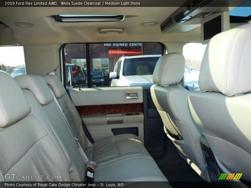 White Suede Clearcoat / Medium Light Stone 2009 Ford Flex Limited AWD