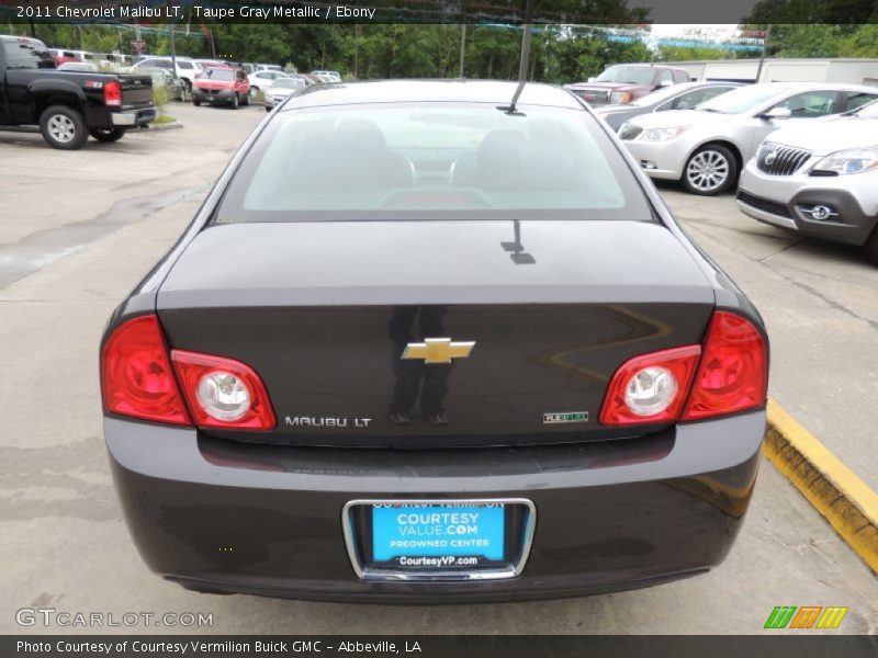 Taupe Gray Metallic / Ebony 2011 Chevrolet Malibu LT