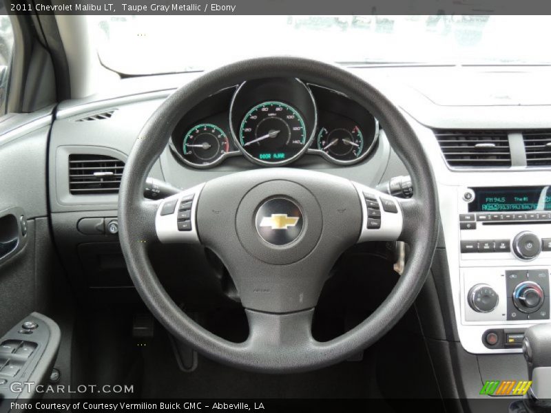 Taupe Gray Metallic / Ebony 2011 Chevrolet Malibu LT