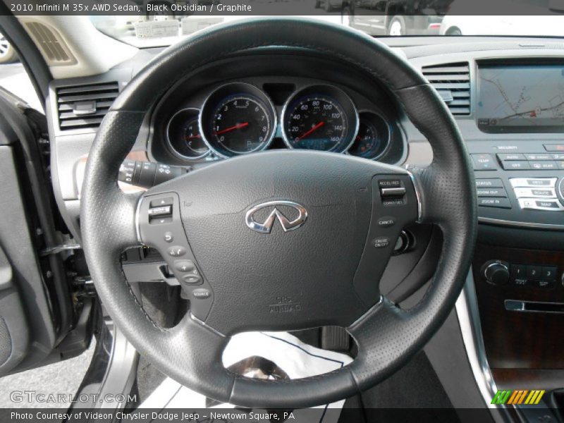 Black Obsidian / Graphite 2010 Infiniti M 35x AWD Sedan