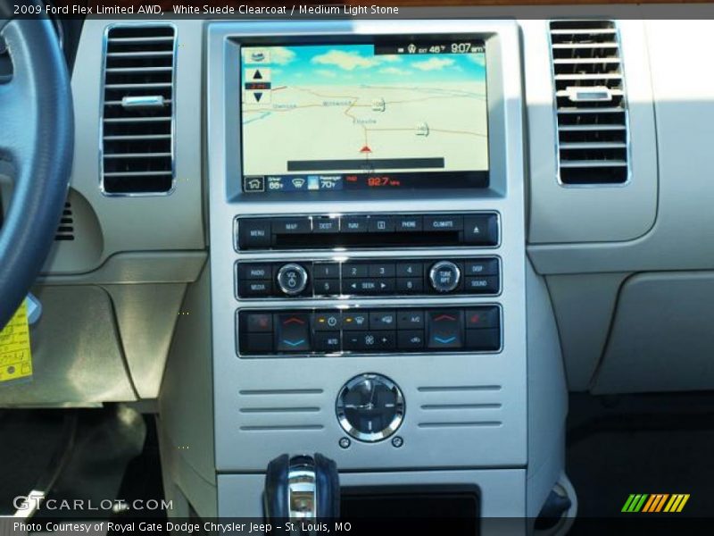 White Suede Clearcoat / Medium Light Stone 2009 Ford Flex Limited AWD
