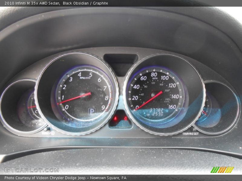Black Obsidian / Graphite 2010 Infiniti M 35x AWD Sedan