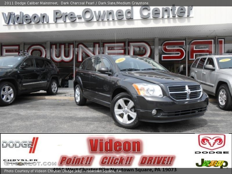 Dark Charcoal Pearl / Dark Slate/Medium Graystone 2011 Dodge Caliber Mainstreet
