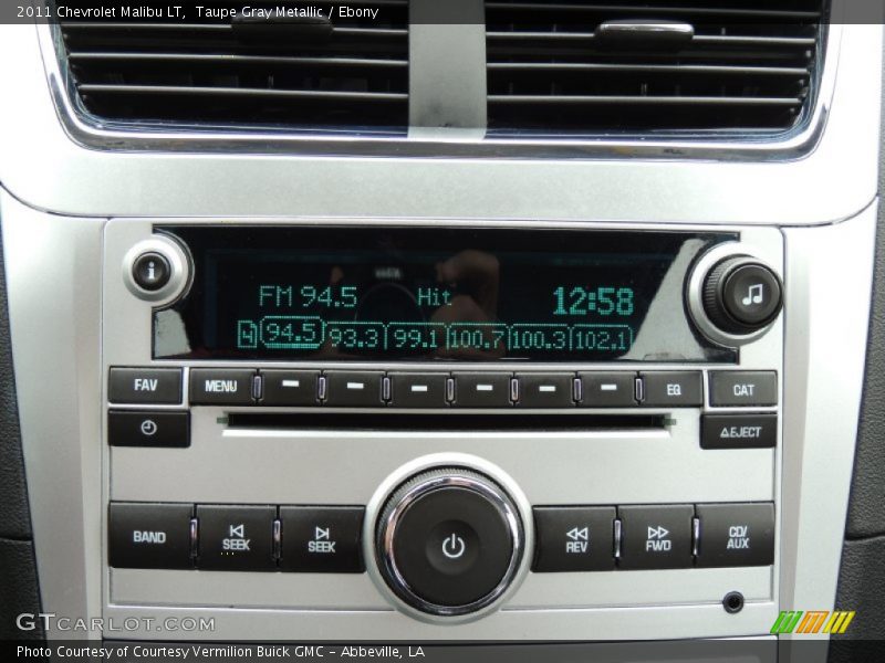 Taupe Gray Metallic / Ebony 2011 Chevrolet Malibu LT