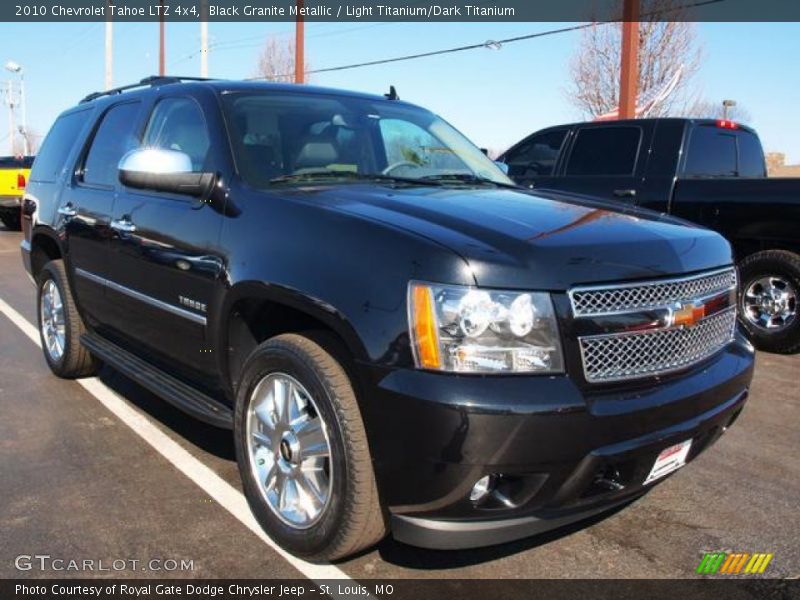 Black Granite Metallic / Light Titanium/Dark Titanium 2010 Chevrolet Tahoe LTZ 4x4