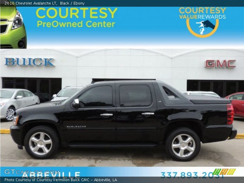 Black / Ebony 2010 Chevrolet Avalanche LT