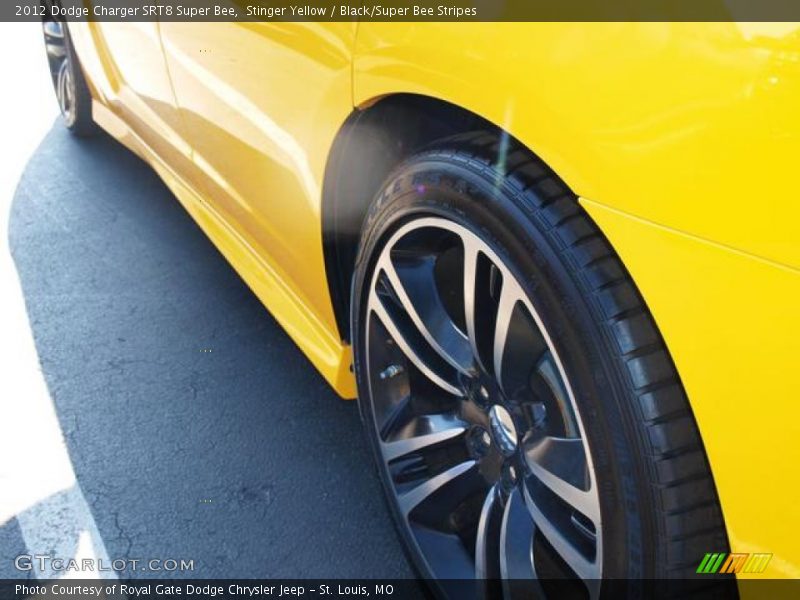 Stinger Yellow / Black/Super Bee Stripes 2012 Dodge Charger SRT8 Super Bee