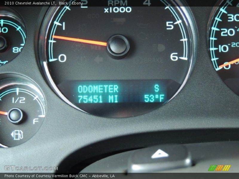 Black / Ebony 2010 Chevrolet Avalanche LT