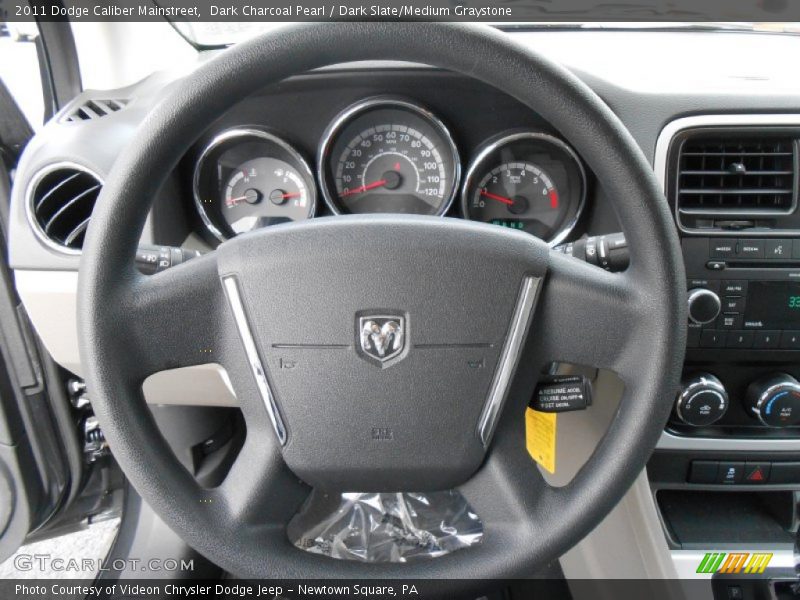 Dark Charcoal Pearl / Dark Slate/Medium Graystone 2011 Dodge Caliber Mainstreet