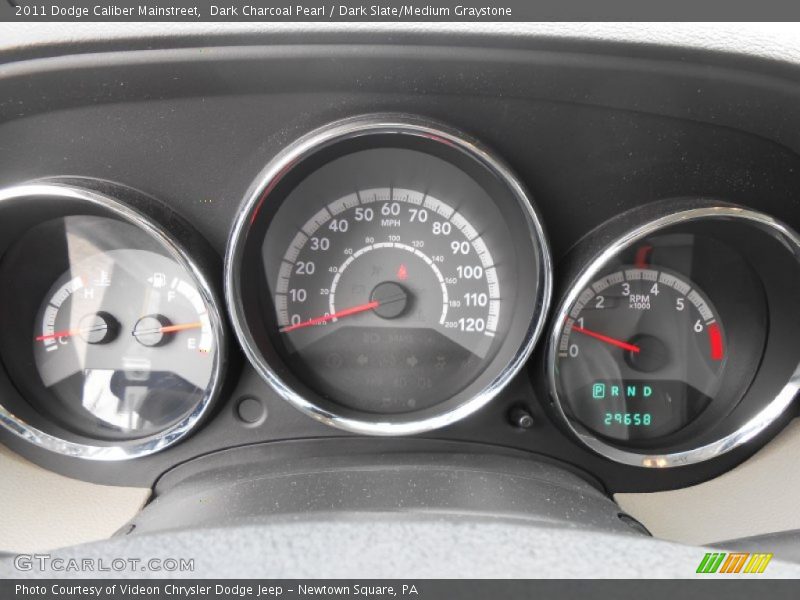 Dark Charcoal Pearl / Dark Slate/Medium Graystone 2011 Dodge Caliber Mainstreet