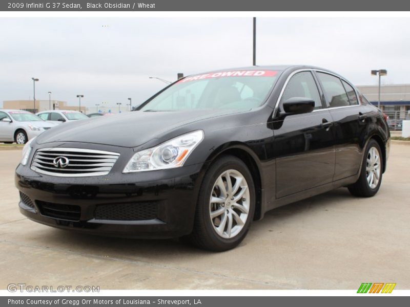 Black Obsidian / Wheat 2009 Infiniti G 37 Sedan