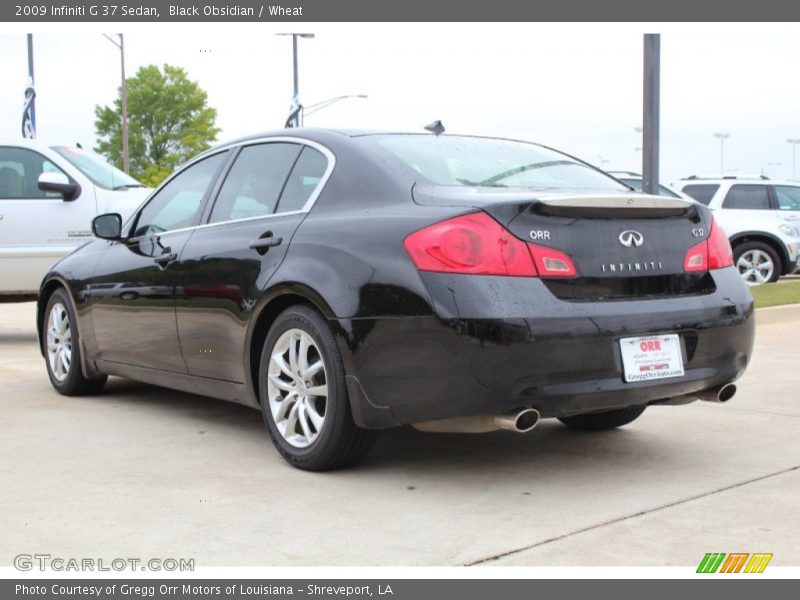 Black Obsidian / Wheat 2009 Infiniti G 37 Sedan