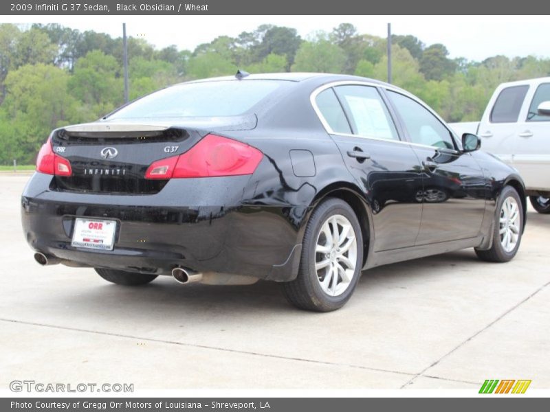 Black Obsidian / Wheat 2009 Infiniti G 37 Sedan