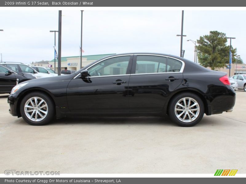 Black Obsidian / Wheat 2009 Infiniti G 37 Sedan